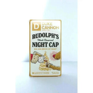 Duke Cannon Supply Co. Rudolph's Much Deserved Night Cap BAR‎ SOAP 10 OZ NEW